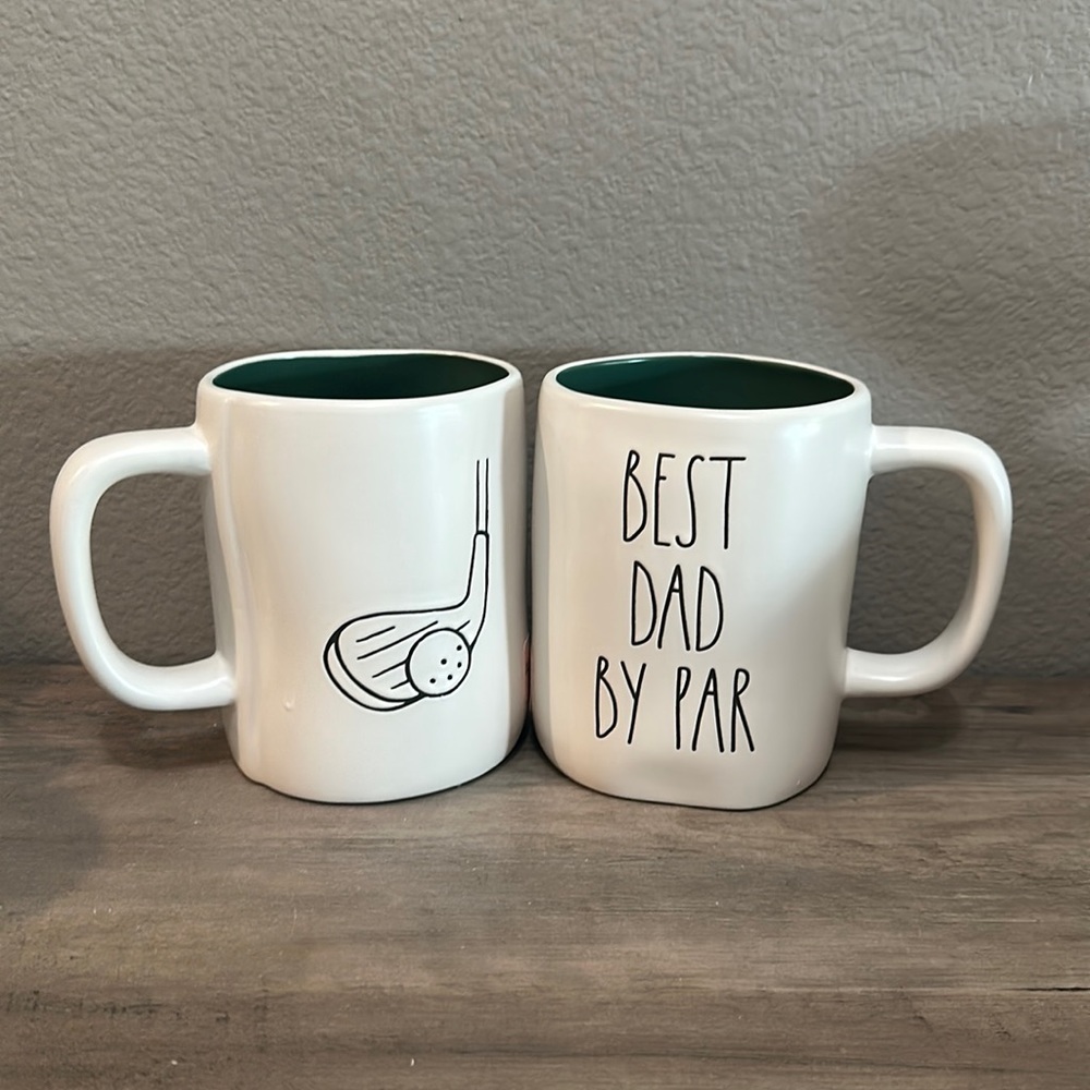 Rae Dunn Best Dad By Par Mug